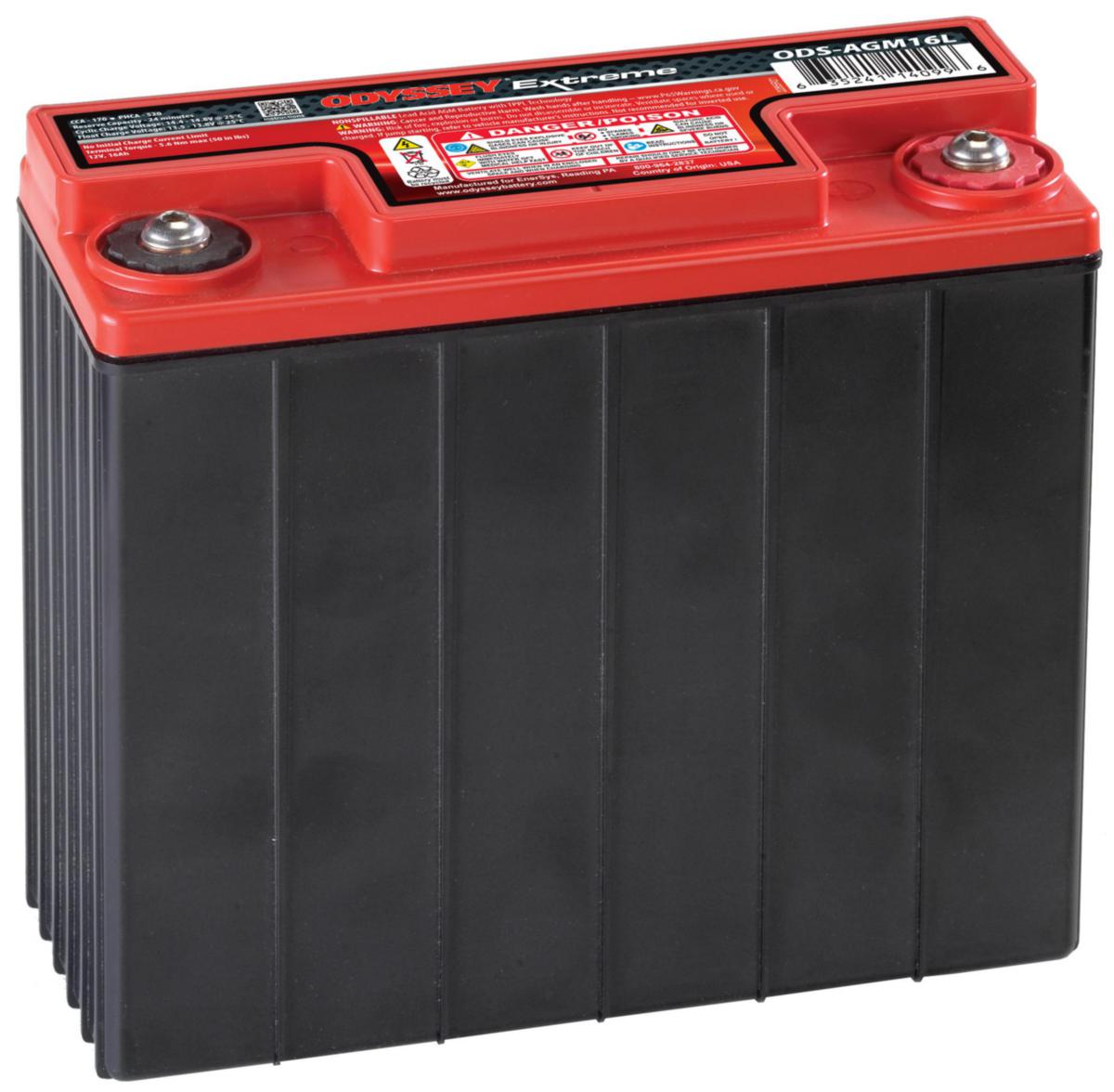 Start-/förbrukningsbatteri Odyssey AGM - BATTERI DUAL AGM 12V 17AH ODYSSEY PC680