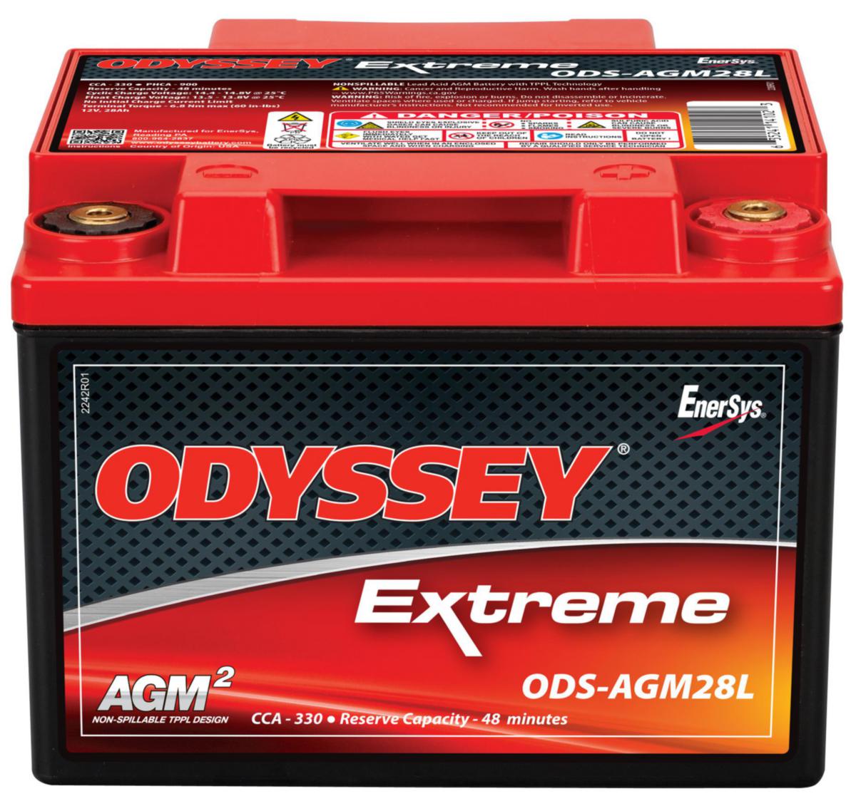 Start-/förbrukningsbatteri Odyssey AGM - BATTERI DUAL AGM 12V 28AH ODYSSEY PC925