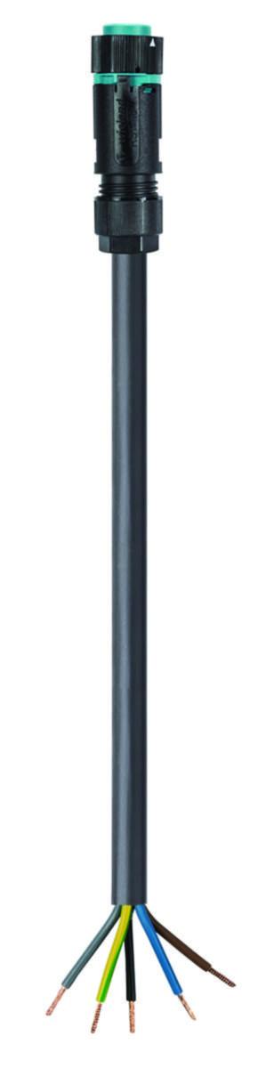 Kablage hona/fri RST16i5 H07RN-F Turkos - KAB HONA/FRI RST16I5 0,5M TU RST16I5KSB- 15 05TB04