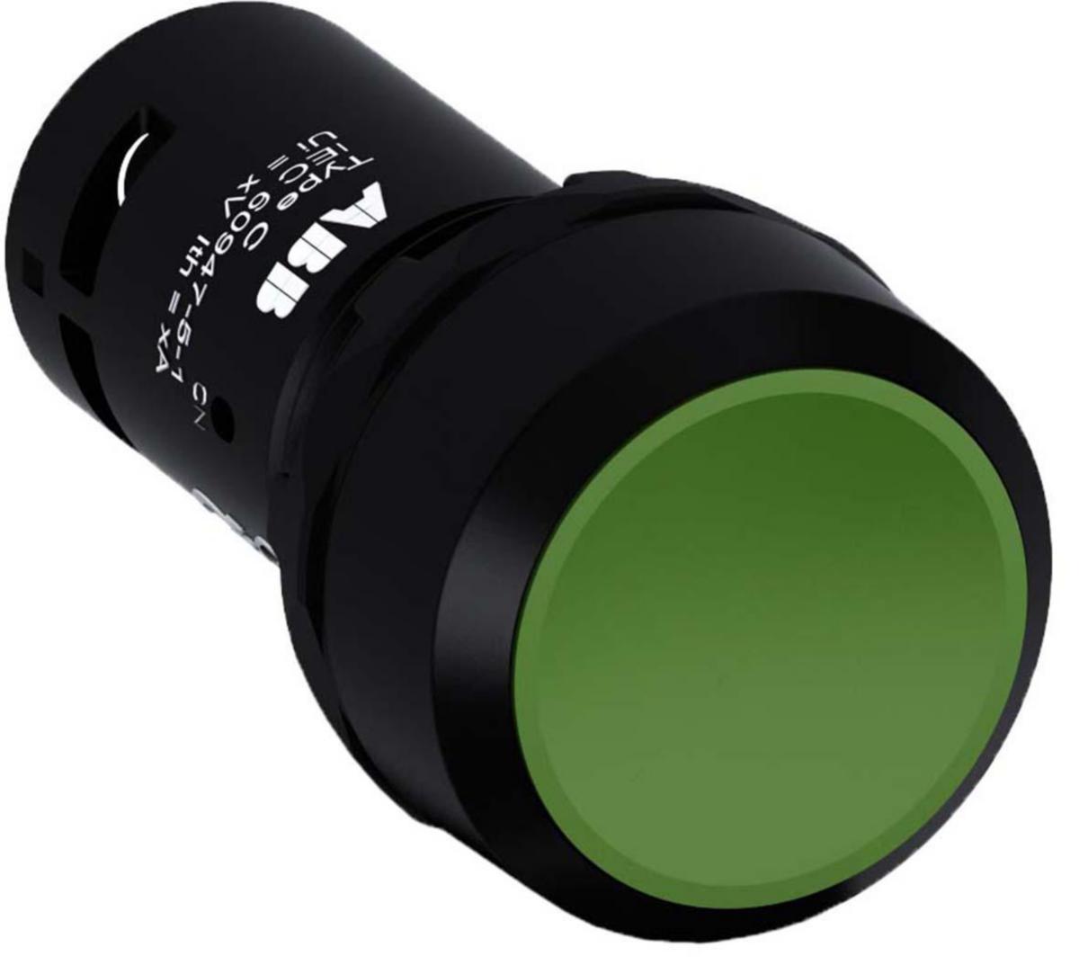 Tryckknapp Compact återfjädrande lågt trycke - TRYCKKNAPP COMP. GRÖN LÅG CP1-10G-11