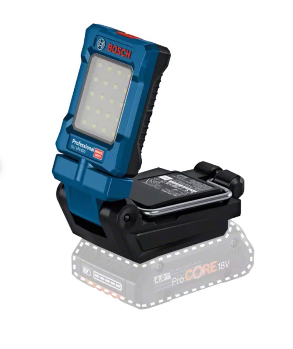 Lampa Bosch GLI 18V-800 SOLO - LAMPA BOSCH GLI 18V-800 SOLO 800 LM 3 LJUSLÄGEN 0,5 KG