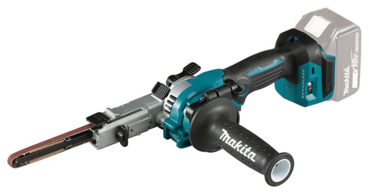 Fingerslip Makita DBS180Z SOLO - BANDSLIPMASKIN MAKITA DBS180Z 18V 6-1700RPM 9MM SOLO