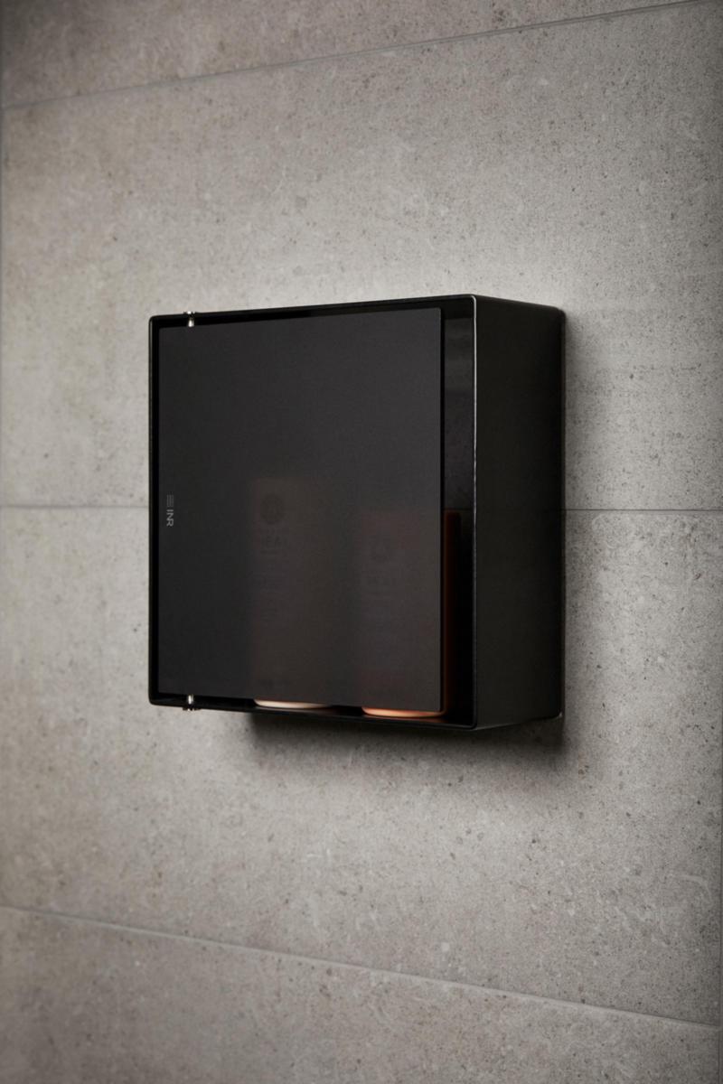 Duschförvaring CASE, INR - INR DUSCHFÖRVARING CASE DARK FROST / MATTE BLACK