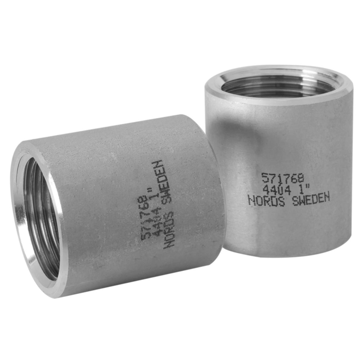 Muff rostfria, R-201, EN 1.4404 - 15 MUFF R-201 316/316L CERT