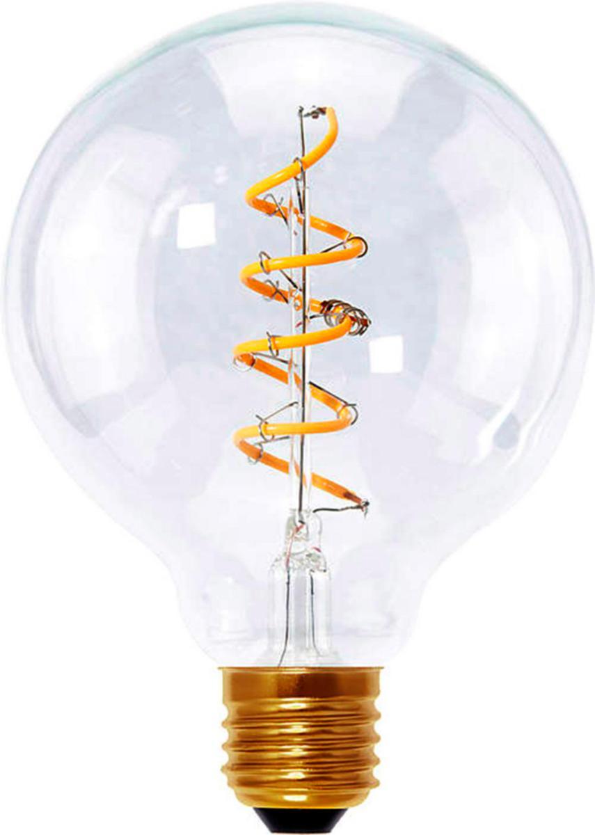 LED Filament Globe 95 - LED FIL GLOBE95 4W 2.2K 160LM LED GLOBE 95MM SPIRAL 4W E27 D