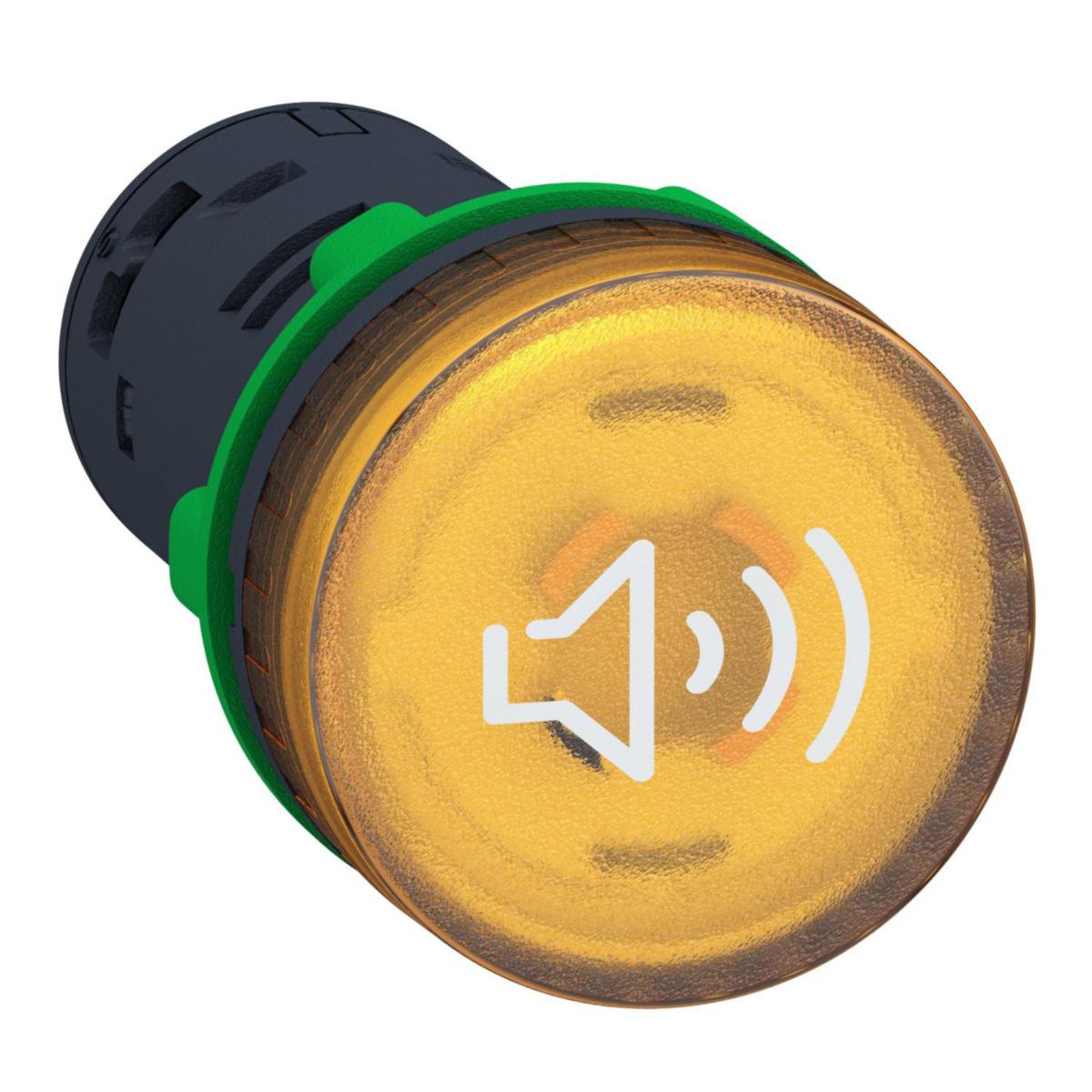 Ljus-/ljudenhet XB5KS2 - LJUS-/LJUDENHET GUL 230/240VAC XB5KS2M8