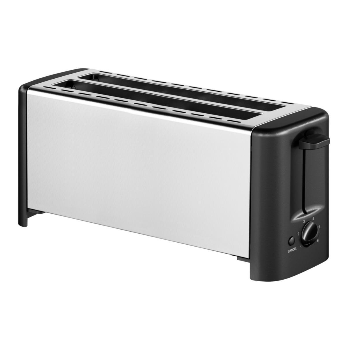 Brödrost, 4-skivor - BRÖDROST 4-SKIVOR ROSTFRITT STÅL 1200 W EMERIO