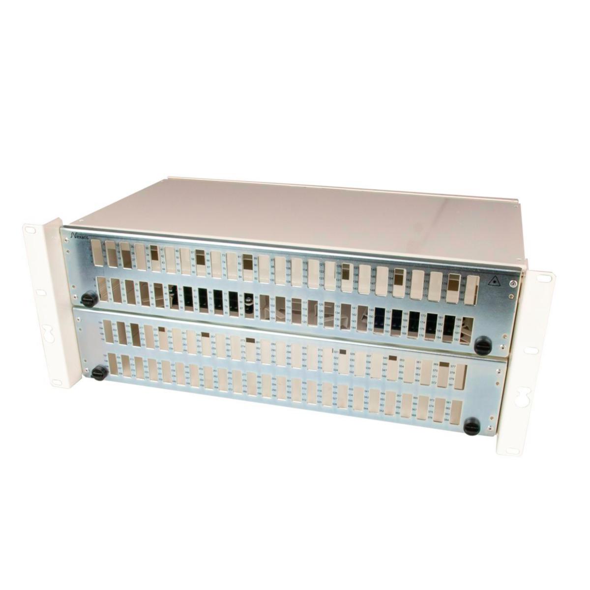 Fiberpanel ODF-enhet 19" LC - ODF-ENHET 19" 4U 384 LC 30773809-000-00