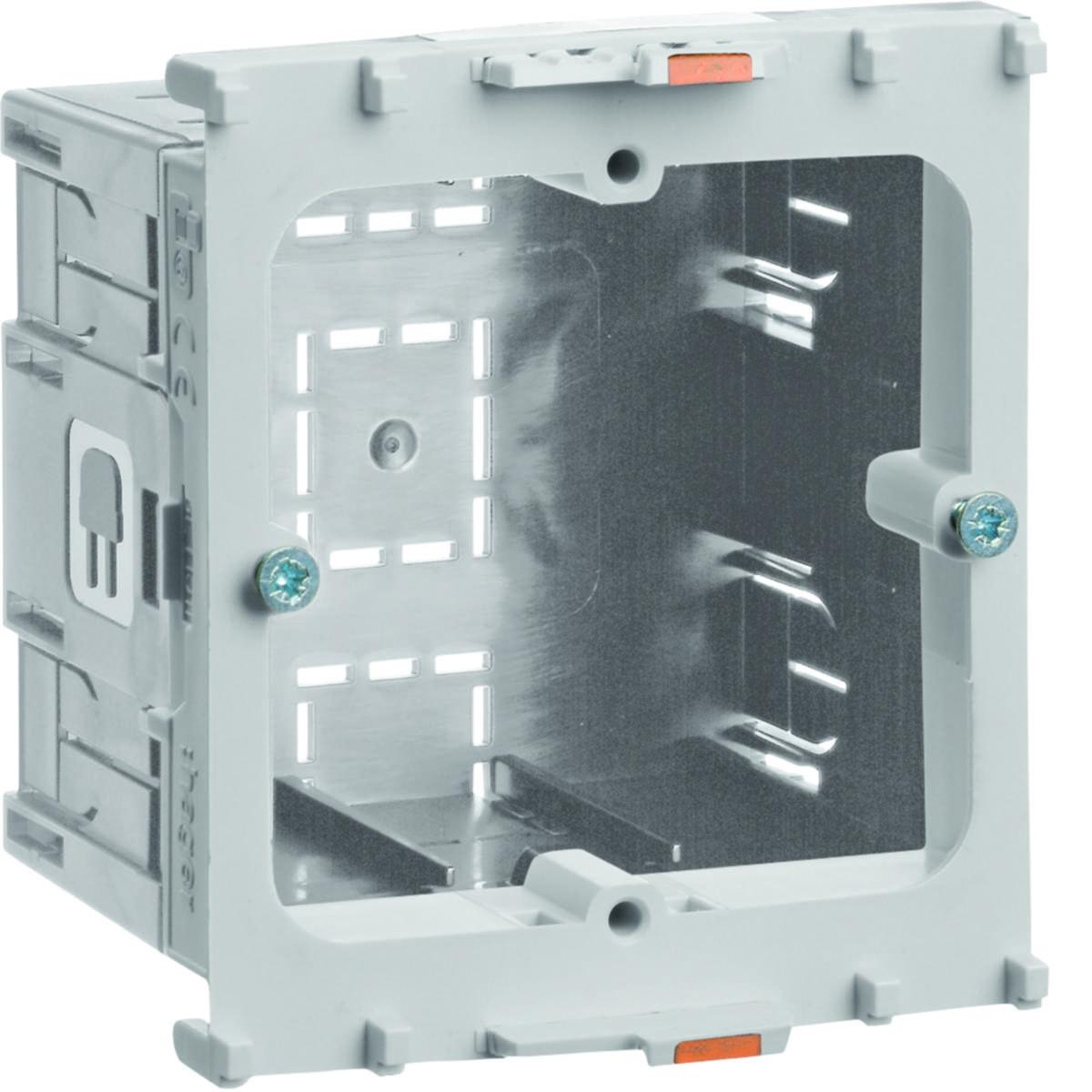 App dosa 1-fack universal Hager - APPARATDOSA UNIVERS 1-FACK GRÅ GLT4001