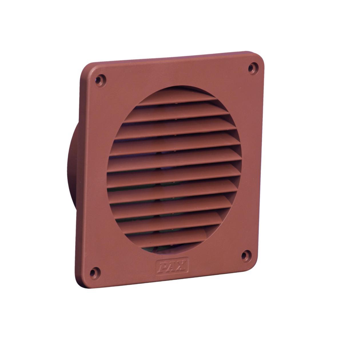 Outer wall grille - EXTERIOR WALL GRATING Ø100 RED 0