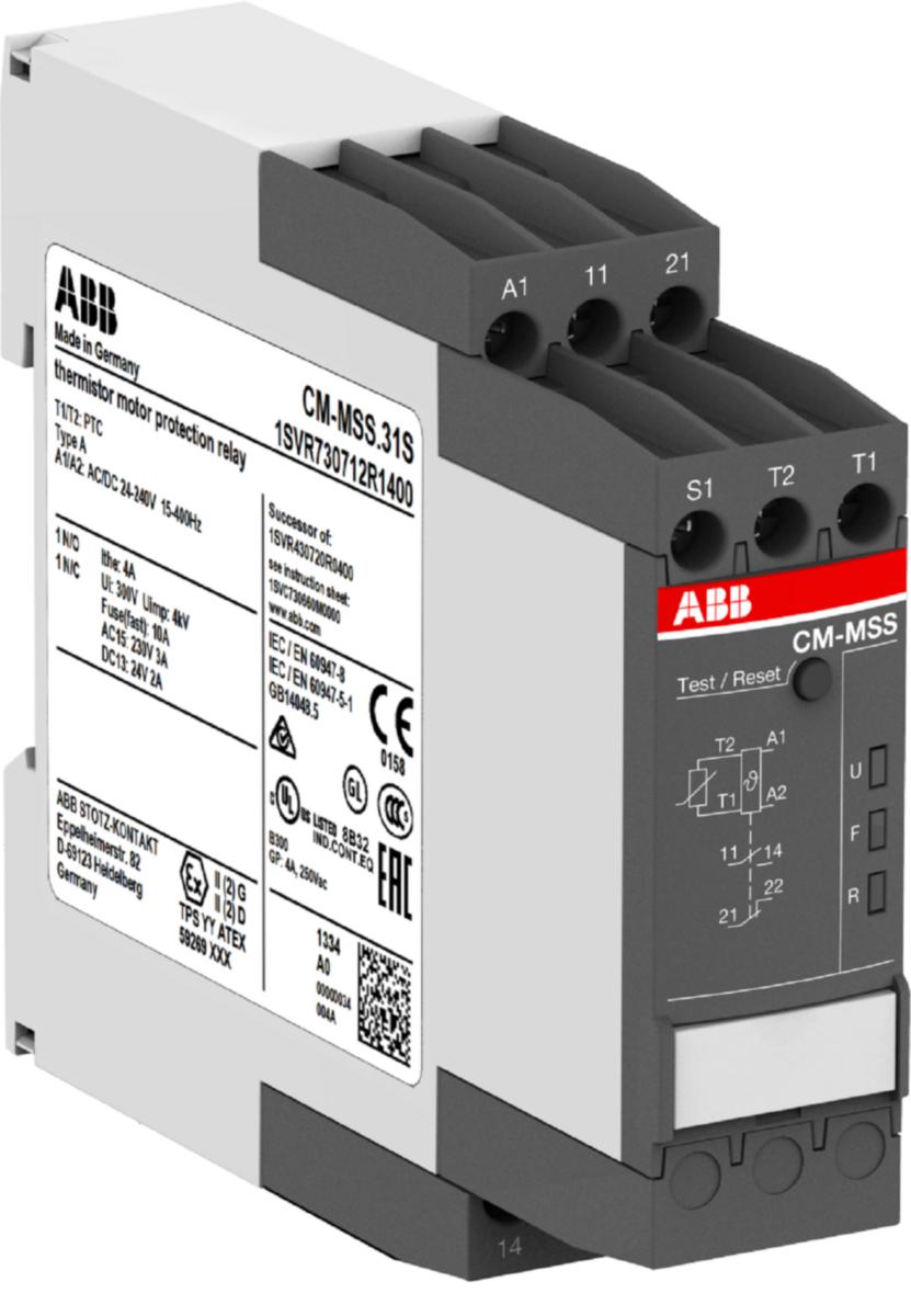 Thermistorrelä CM-MSS.xxS - CM-MSS.31S THERMISTOR RELAY CM-MSS.31S