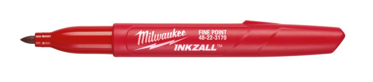 Markörpenna Milwaukee Inkzall - PERMANENT MARKÖR MILWAUKEE SPETS RÖD