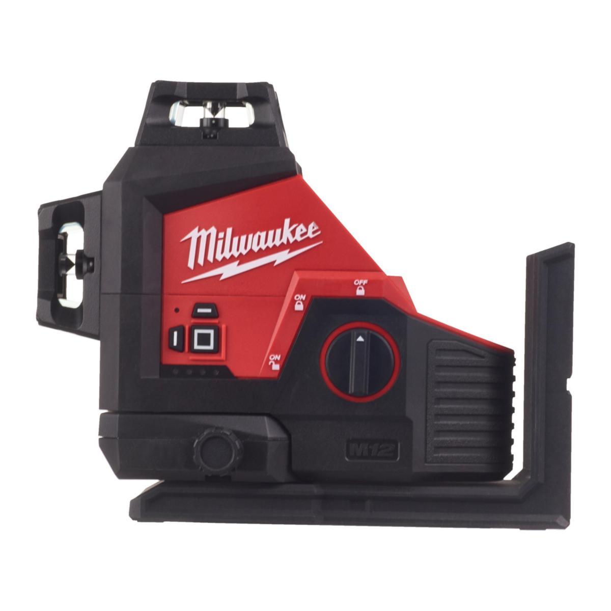 Treplanslaser Milwaukee M12 3PL-0C SOLO - TREPLANSLASER MILWAUKEE M12 3PL-0C. SOLO. VÄSKA. 360°