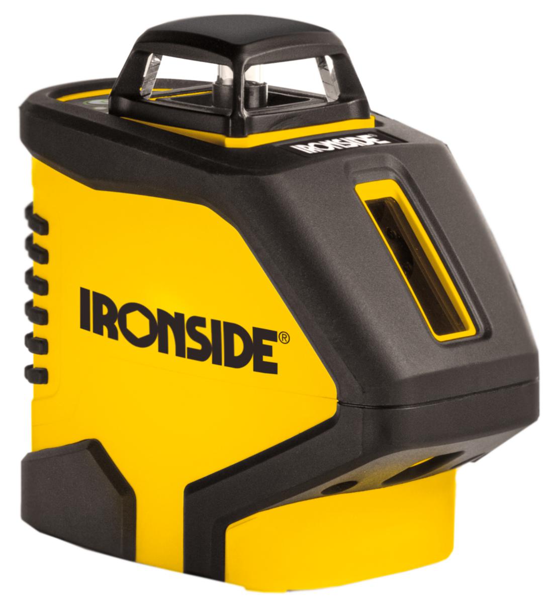 Krysslinjelaser Ironside - KRYSSLINJELASER IRONSIDE GRÖN HORIS/VERTIK. SJÄLVNIV 103112