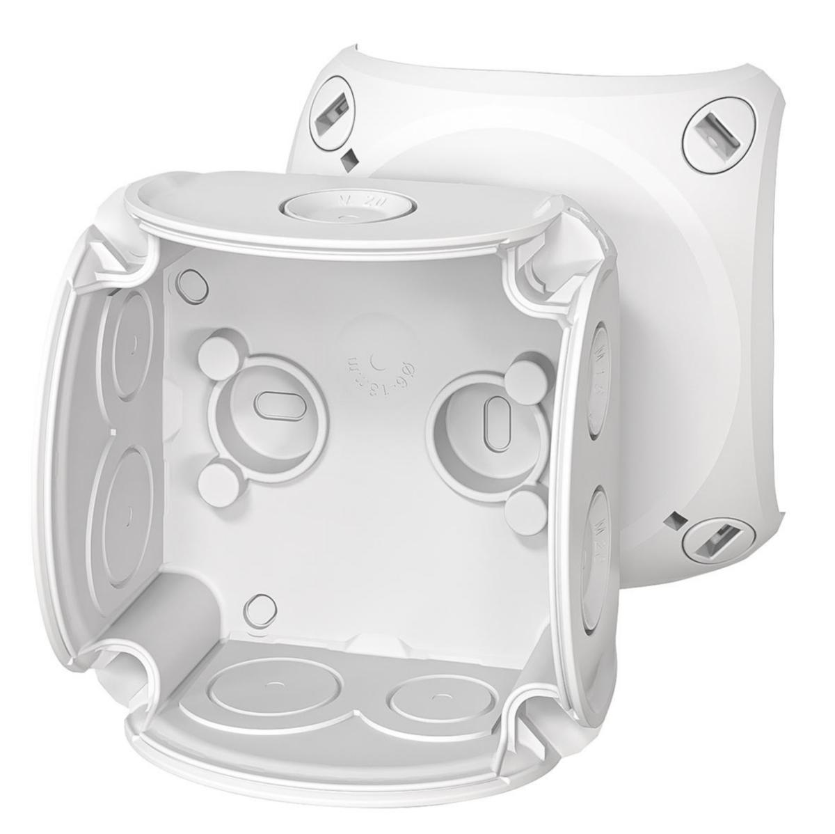 Junction box Enycase DK without terminal grey, Hensel - Junction box u pl 84x84