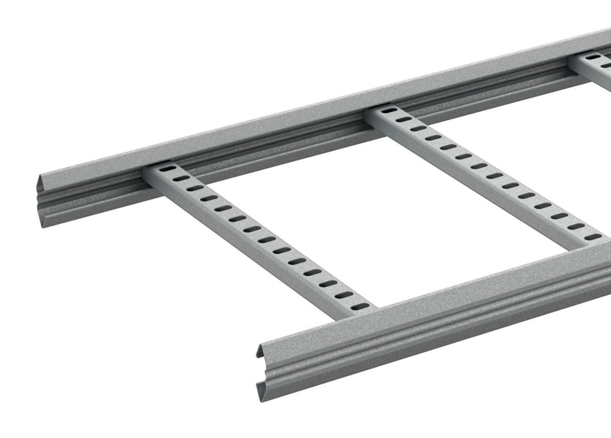 Cable ladder type KHZSP Sendzimir galvanised FZS, L = 4 meter - LADDER KHZSP-400 4M PREG