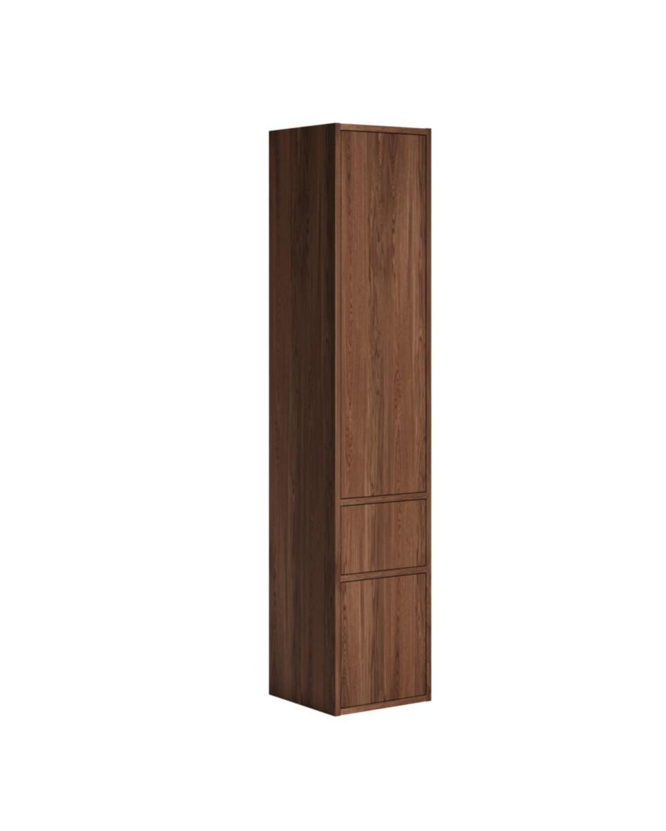Högskåp Ducentic, Gustavsberg - GBG HÖGSKÅP DUCENTIC 1 DÖRR, 1 LÅDA, BRUN EK