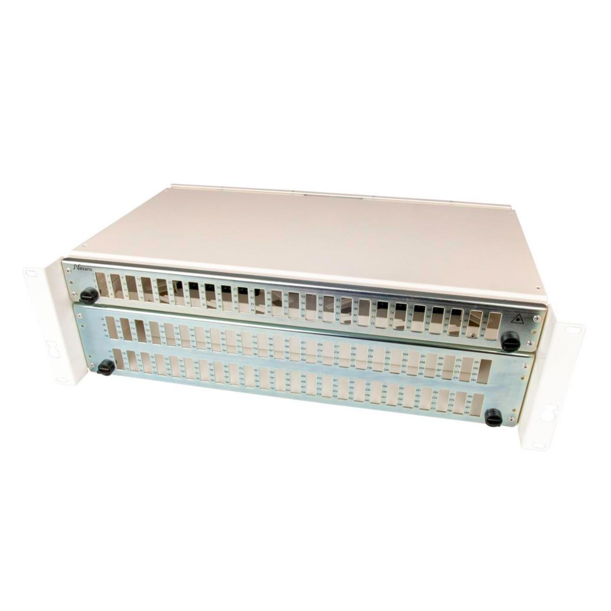 Fiberpanel ODF-enhet 19" LC - ODF-ENHET 19" 3U 288 LC 30773709-000-00