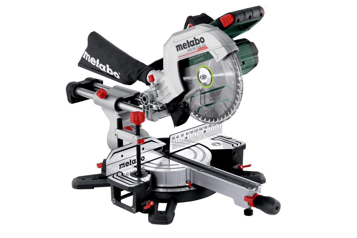 Kap-/gersåg Metabo KGS 18 LTX BL 254 - KAP-/GERSÅG METABO KGS18LTXBL 254 18V 254MM 1X4AH-LIPO