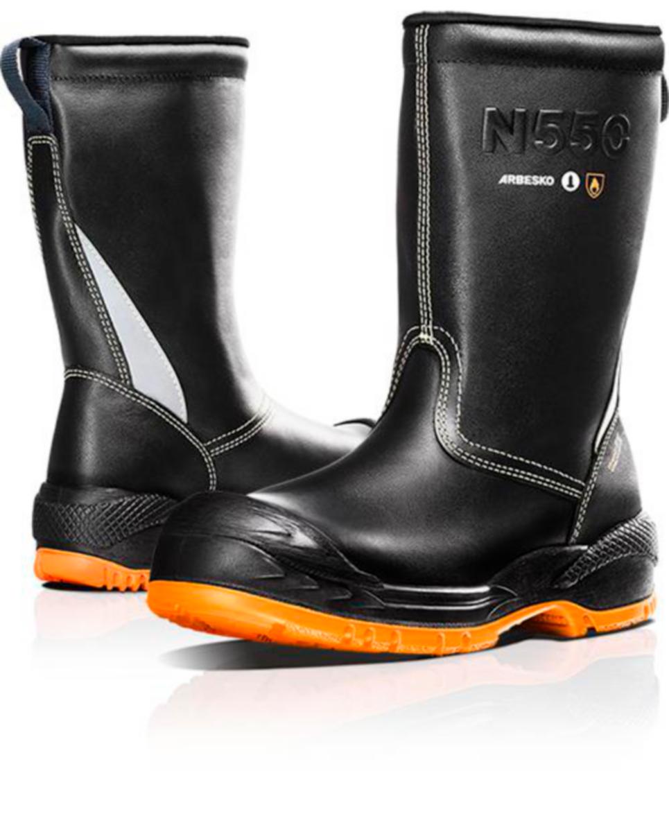 Skyddsstövel Arbesko 550 - SKYDDSTÖVEL ARBESKO 550 S3 SVART/ORANGE STL 41