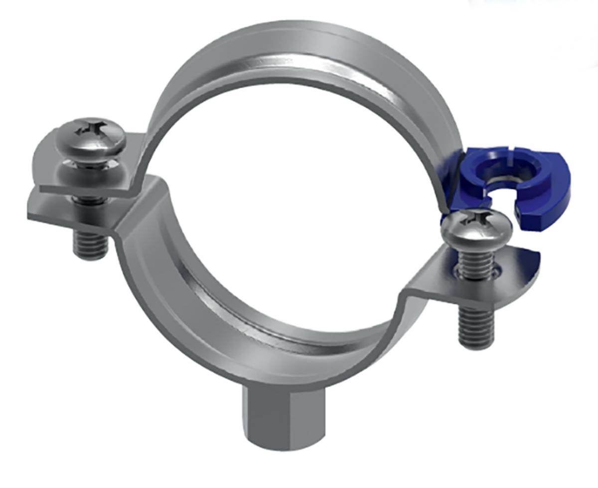 Clip with Connecting Nut 378, Electroplated, Jirva - CLAMP 802 M8/M10 112-118 FZB. JIRVA