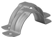 Split clamps, stainless steel with reinforcement in the clamp, a-collection