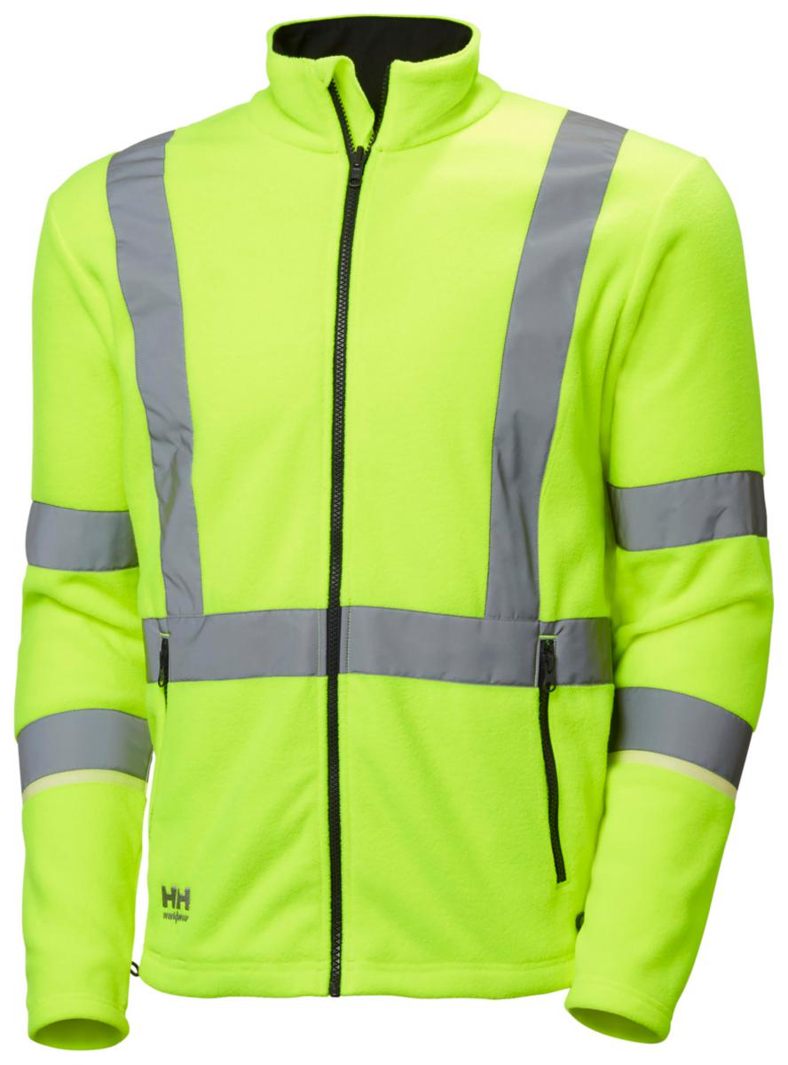 Fleecejacka Helly Hansen UC-ME 72172 - FLEECEJACKA HH 72172-360 UC-ME GUL VARSEL KL3 STL M