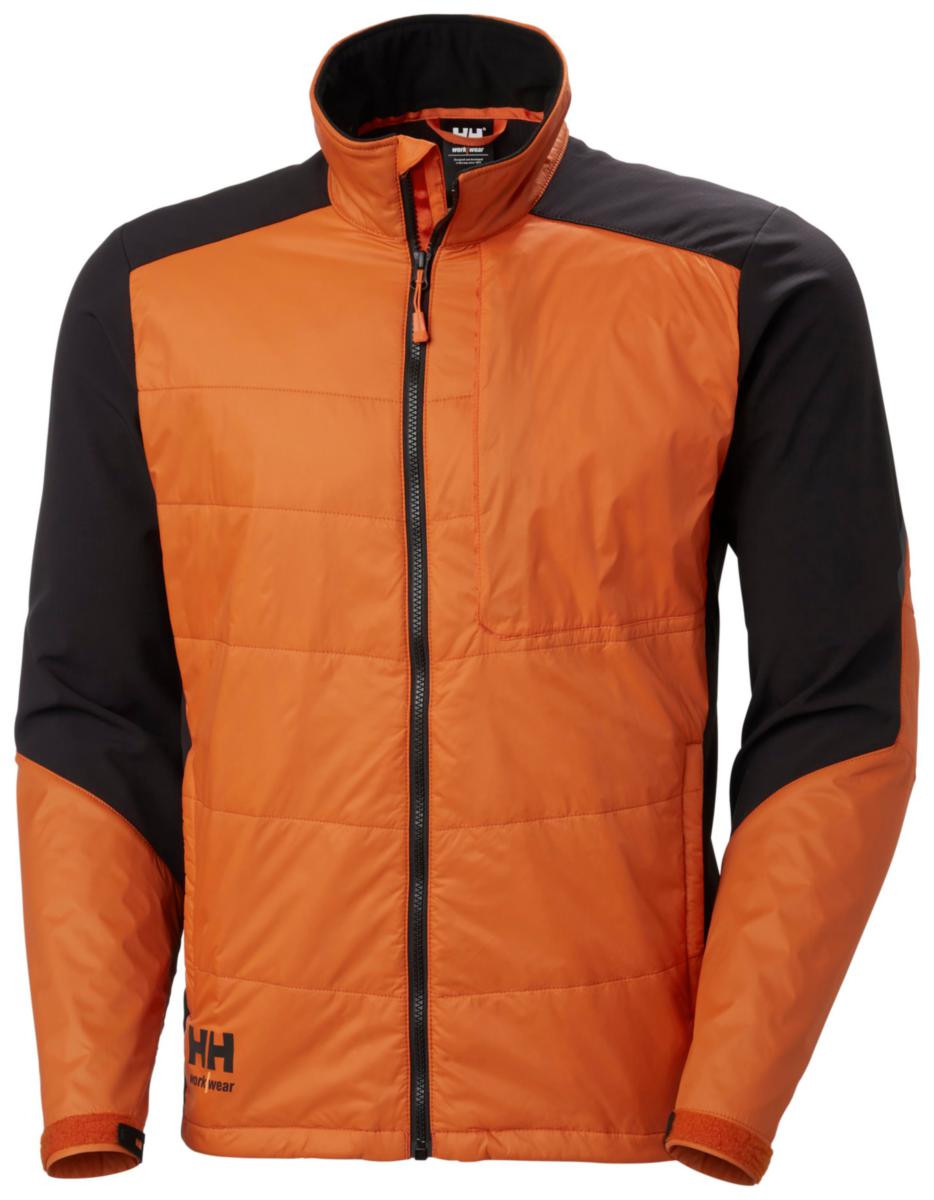 Hybridjacka Helly Hansen Kensington 73233 - HYBRIDJACKA HH 73233-299 ORANGE/SVART STL L