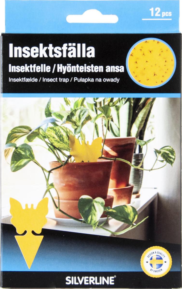 Insektsfälla Silverline Krukväxt Limfjäril - INSEKTSFÄLLA LIMFJÄRIL 12-ST FÖR KRUKVÄXT
