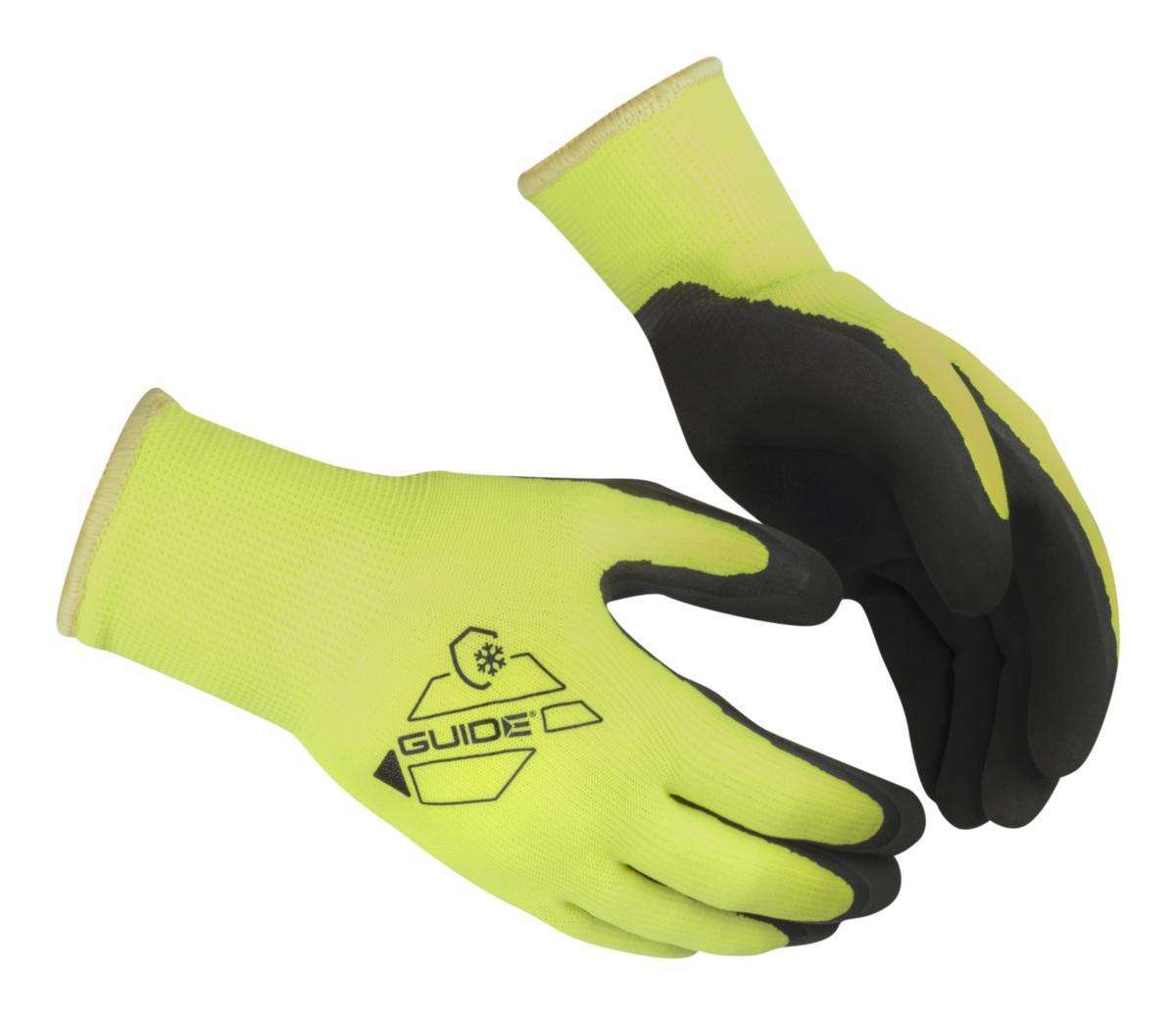 Vinterhandske Guide 159W - HANDSKE GUIDE 159W LATEX HIVIZ VATTENTÄT TOUCH STL 11