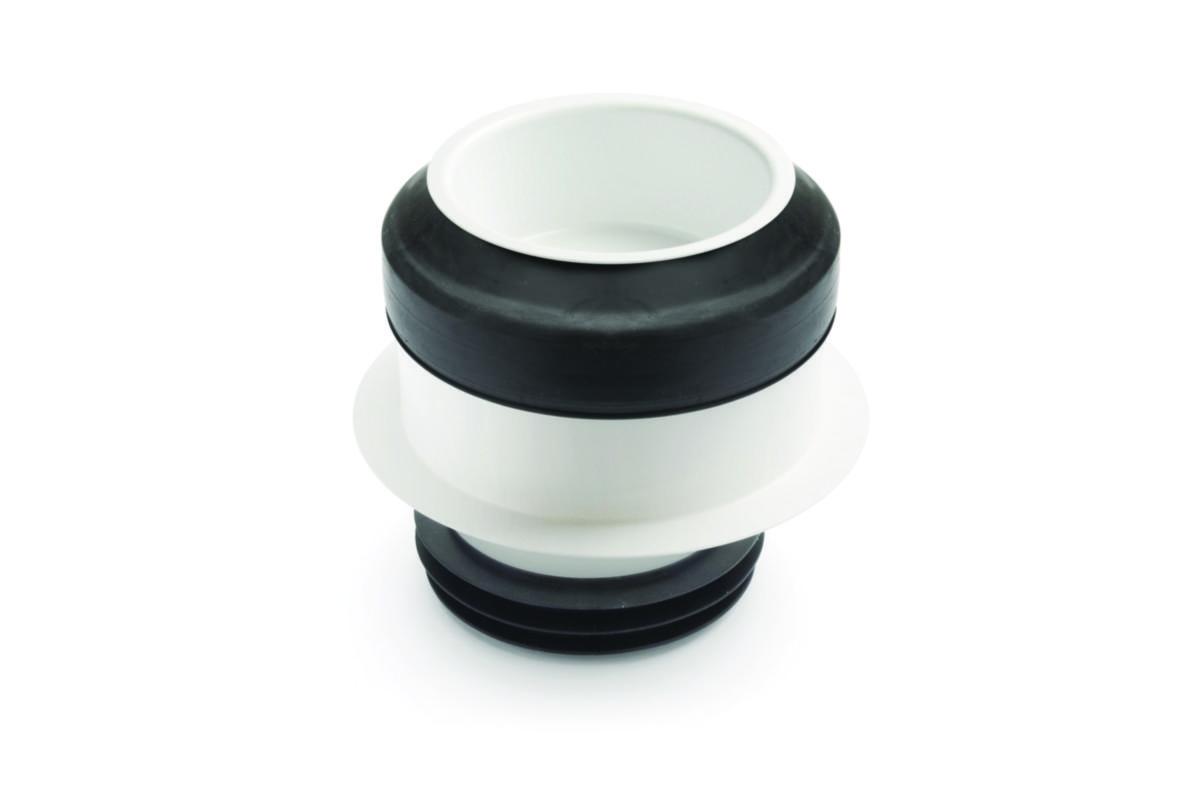 Floor connection socket Jafo gas-WC, Jafo - JAFO WC CONN. GAS-WC 7 U. HOOD FITS 110, 4" SMOOTH END