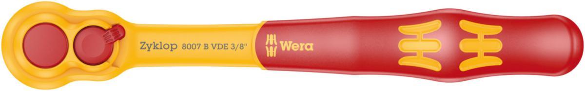 Spärrhandtag Wera Zykolp 8007B VDE - SPÄRRHANDTAG WERA 8007B 3/8" VDE ZYKLOP