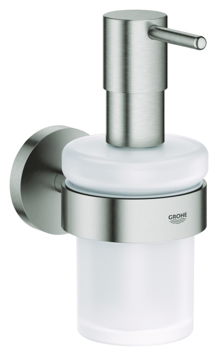 Tvålpump Start med hållare, Grohe - GROHE TVÅLPUMP MED HÅLLARE START, SUPERSTEEL