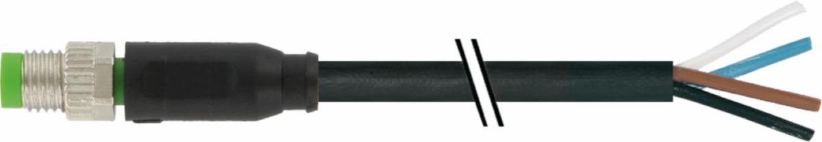 Kablage M8 Murrelektronik - KABLAGE 4P M8 HA 0° A 10M 7000-08011-6311000