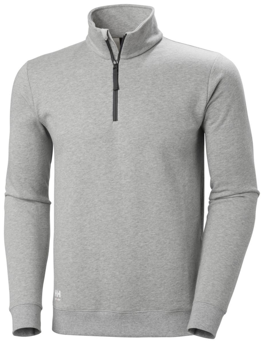 Tröja Helly Hansen 79325 Classic - TRÖJA HH 79325-930 CLASSIC HALVZIP GRÅMELERAD STL 3XL