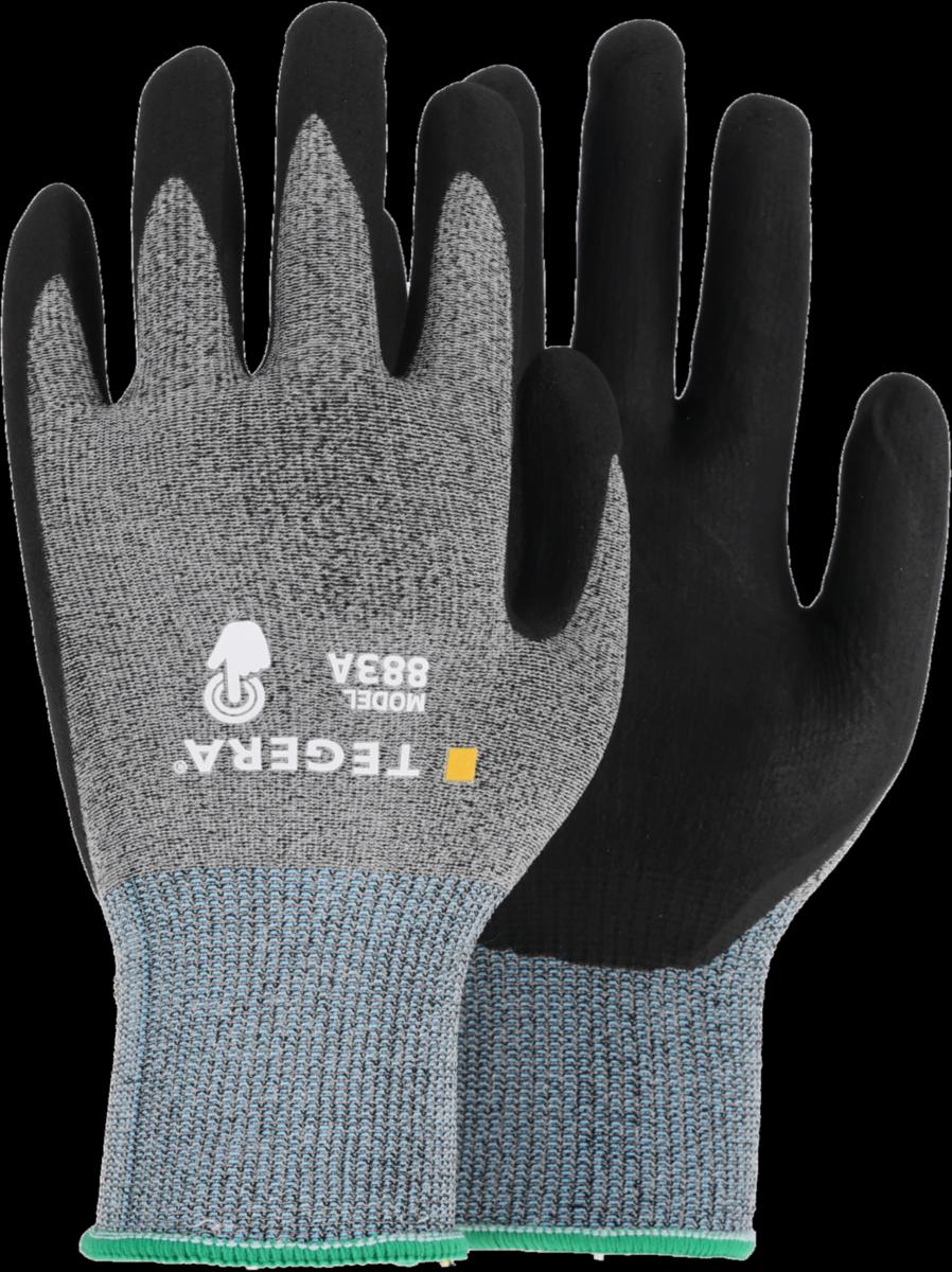 Glove tegera 883 - GLOVE TEGERA 883 NITRILEFOAM 15 GG BLACK SIZE 7
