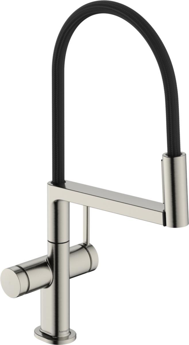 Köksblandare Talis Select M54 PowerSpray, Hansgrohe - HANSGROHE KÖKSBLANDARE TALIS SEL.M54 POWDERSPRAY RFSTÅL