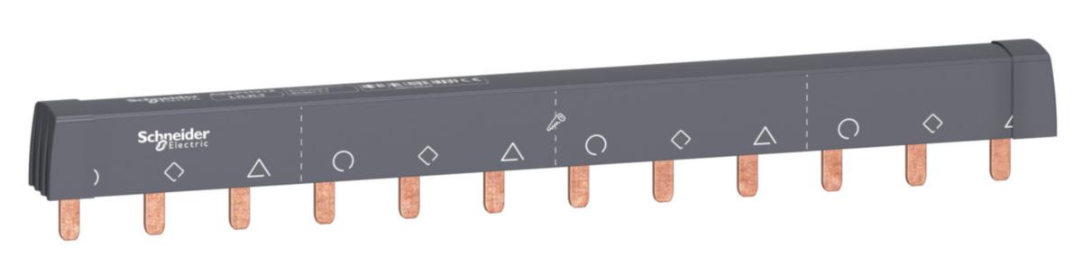 Phase rails Acti9 - COMB BUSBAR 3P 100A 12MOD.
