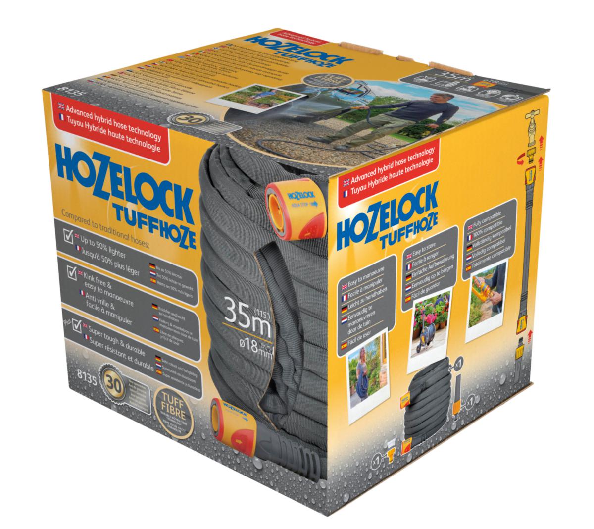 Slangset Hozelock Tuffhoze - SLANGSET TUFFHOZE 35M HOZELOCK