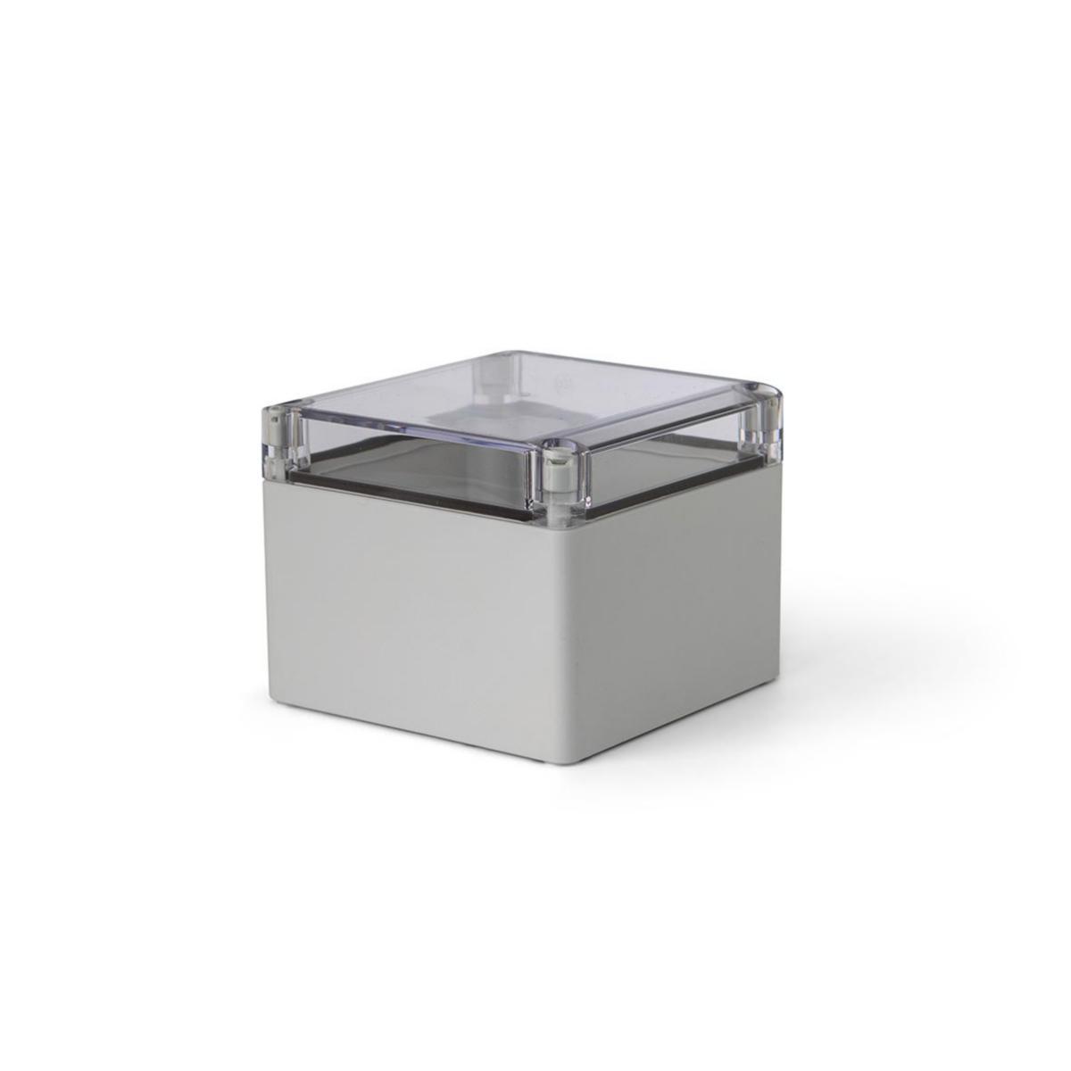 Apparatlåda ABS, Cubo S - KAPSL ABS TRANSP L 125X125X100 SABP131310HT