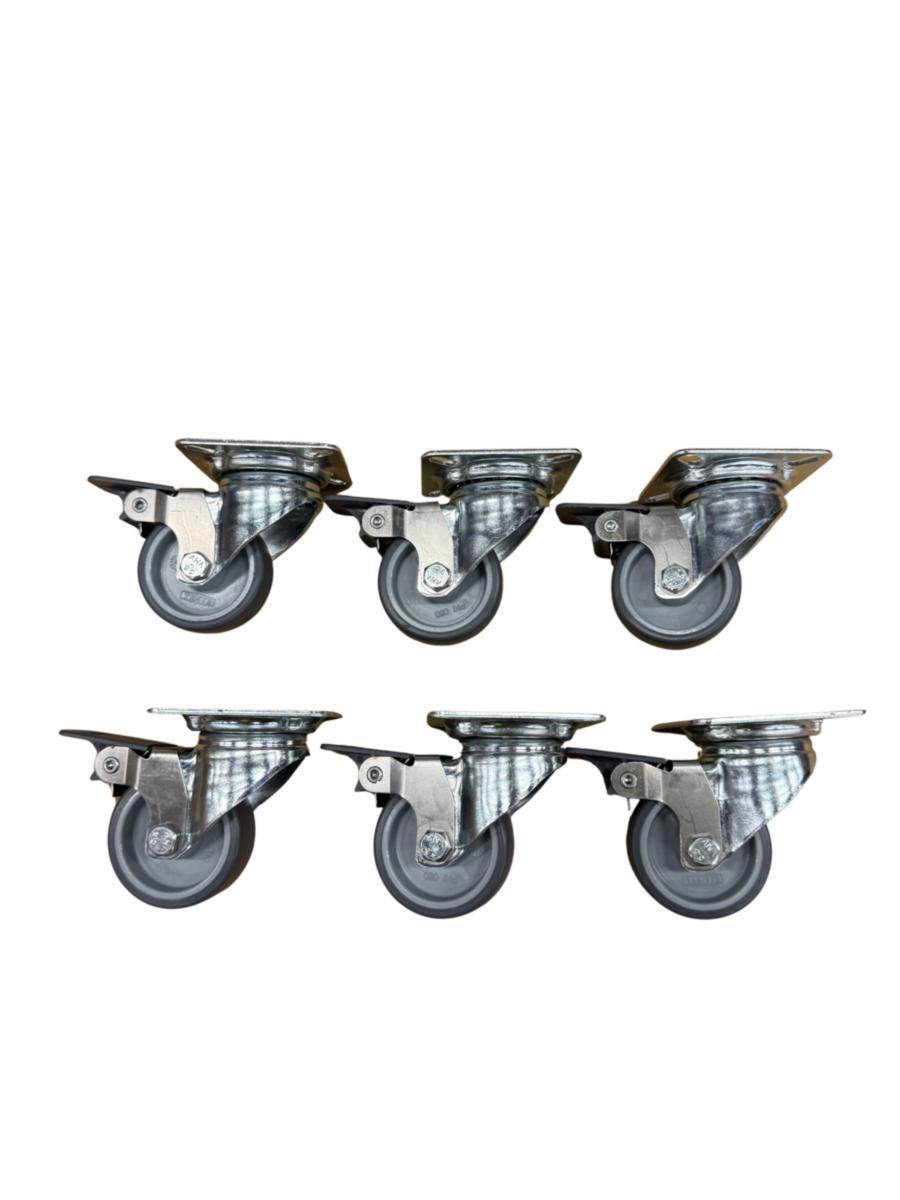 Hjul till planteringskärl Plantera - HJUL TILL PLANTERA 6-PACK JABO