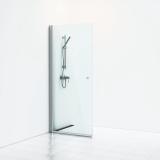 Shower screen Door Straight Skoga with hole handle, Svedbergs