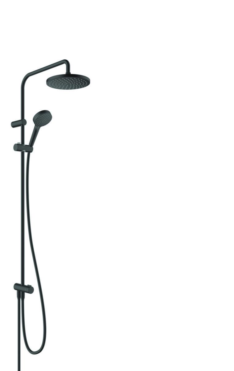 Duschsystem HG Vernis Blend Showerpipe 200 utan blandare, Hansgrohe - HANSGROHE DUSCHSYSTEM VERNIS BLEND SHOWERPIPE 200 MATTSVART