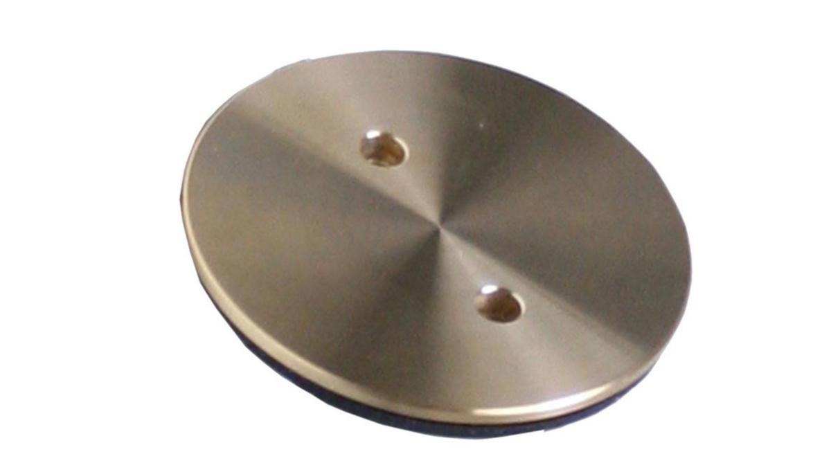 Cover for floor socket GTJ, Garo - COVER FOR FLOOR SOCKET BRASS GTJ