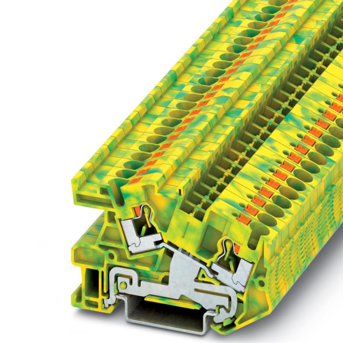 Skyddsledarplint PTI - SKYDDSL PLINT 4MM2 2ANSL PTI 4-PE