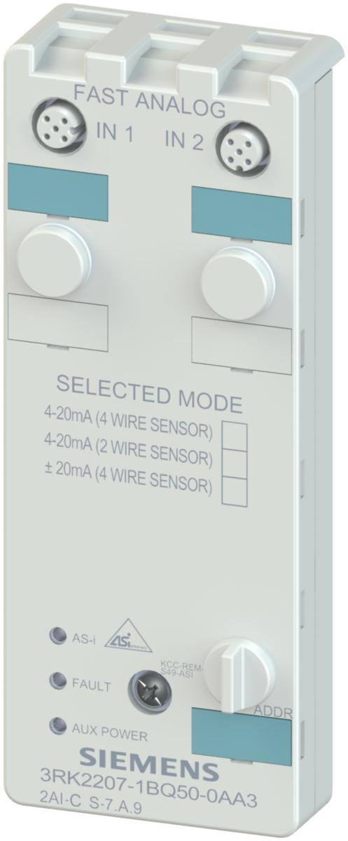 AS-Interface - ASI-MODUL IP67 K60 2AI MA 3RK2207-1BQ50-0AA3