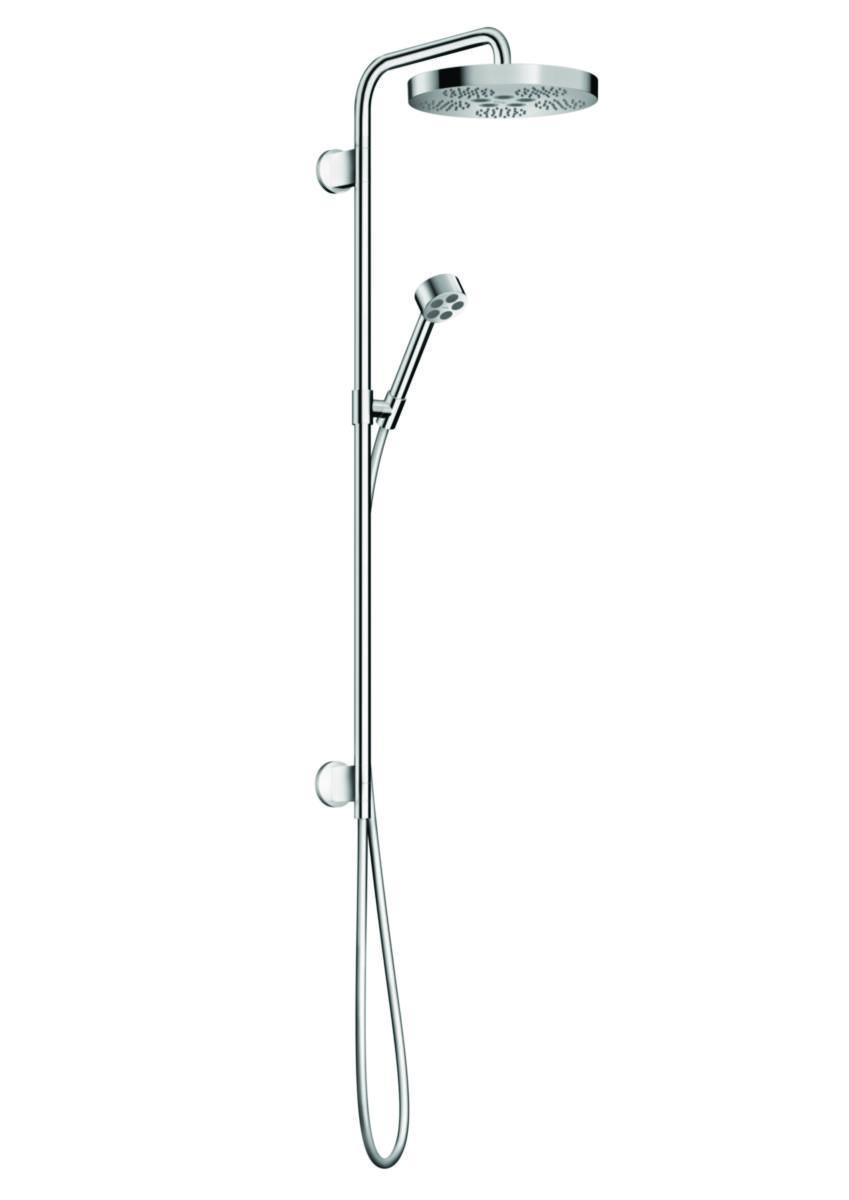 Duschsystem AX One Showerpipe 280 1-jet, Hansgrohe - HANSGROHE DUSCHSYSTEM AX ONE SHOWERPIPE 280 1JET KROM