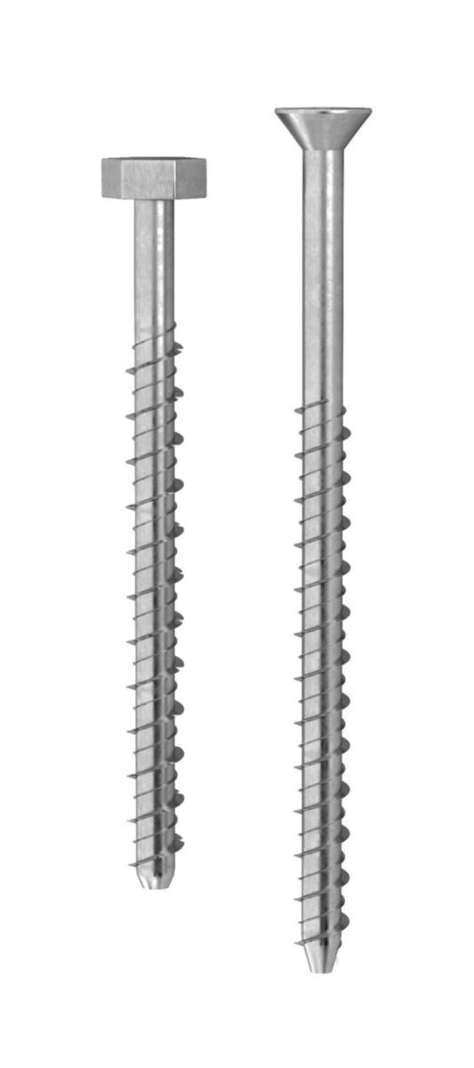 Betongskruv SKR EVO - SKR BETONGSKRUV EVO 12X100 SEXKANT HUVUD. NANOCOAT F25