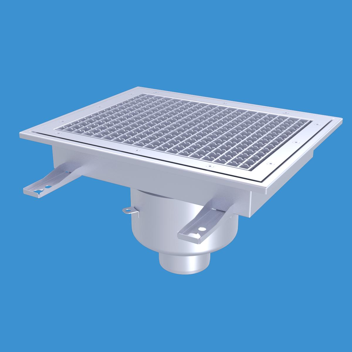 Golvbrunn Furo 113, 400x300mm. Furhoffs - GOLVBRUNN FURO113 400x300 B110 FÖR GOLV MED PLASTMATTA