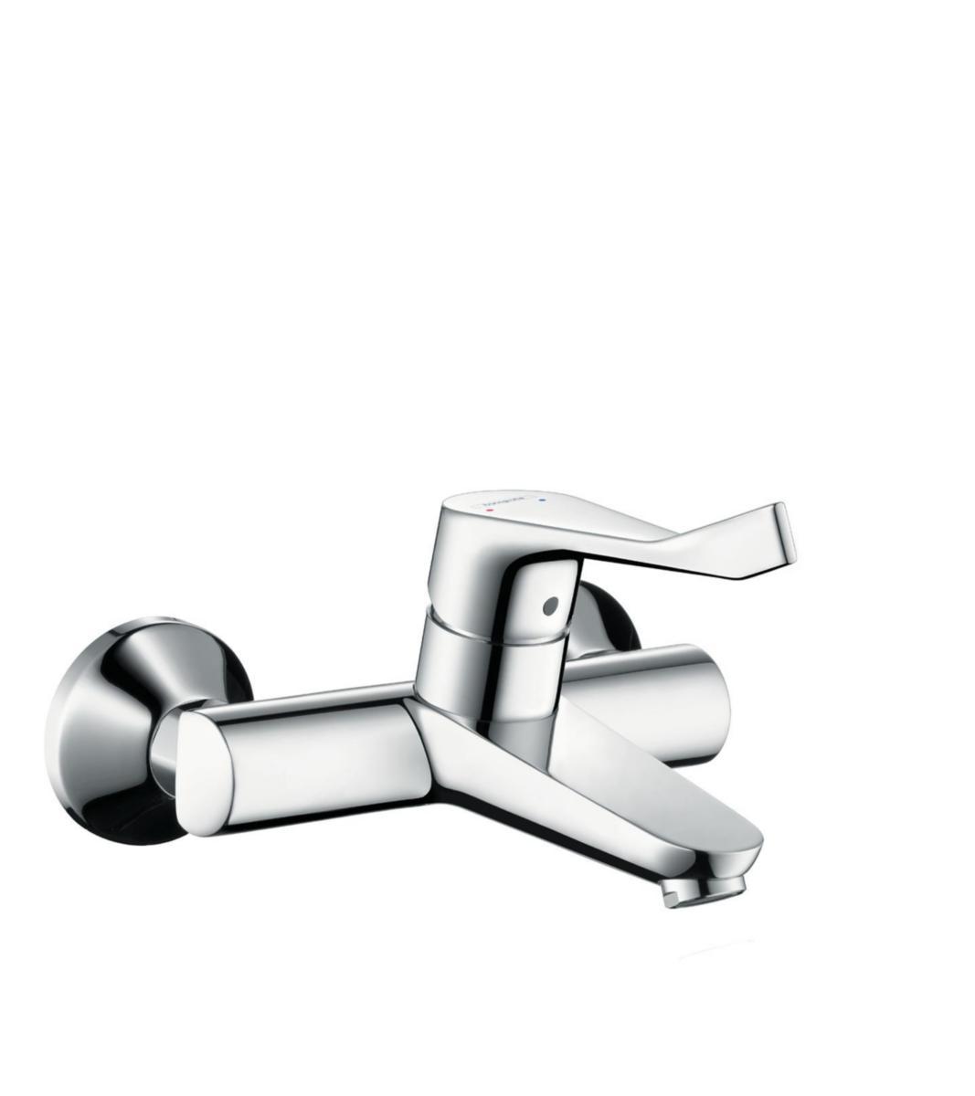 Tvättställsblandare Focus Care väggmonterad, Hansgrohe - HANSGROHE TVÄTTSTÄLLSBLANDARE FOCUS CARE VÄGGMONTERAD